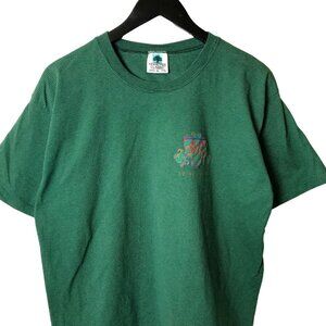 Vintage Edisto Beach SC Green XL Crest Logo USA Made Tee South Carolina Unisex
